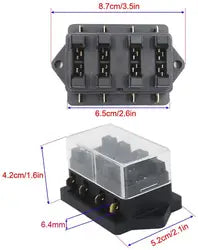 4 Way standard blade Fuse Box