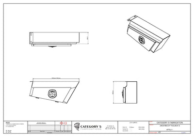 Under Body Tool Box  Single Taper - Pair