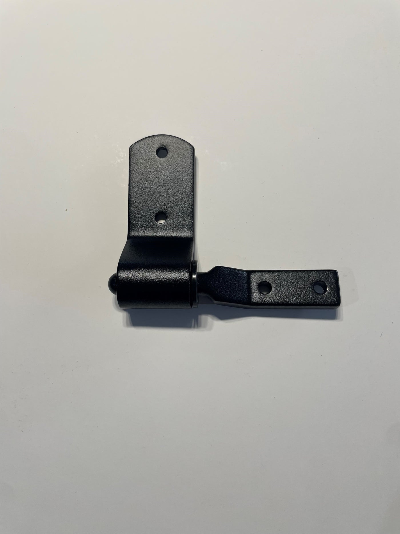 Black 106mm 2 hole strap hinge stainless steel kit